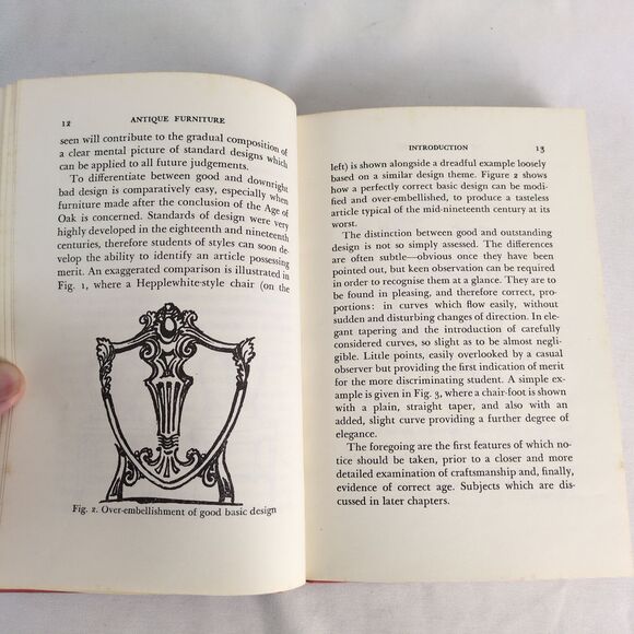 Antique Furniture Explained Illustrated 1500-1901 KWM Bowers 1971 Hardcover Book - Picture 5 of 9